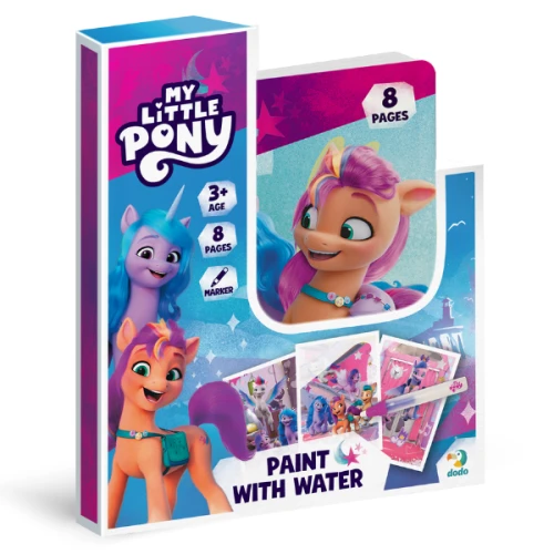 Set de colorat Dodo cu apă Poni, seria My Little Pony, 8 pagini cumpăra în Chișinau