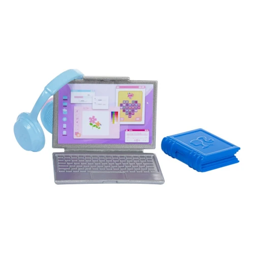 Păpușă Barbie HRG84 I Love School, cu rucsac, laptop și accesorii de școală cumpăra în Chișinau