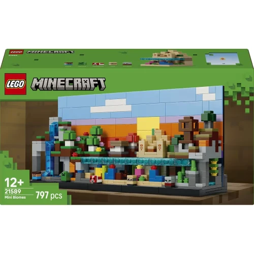 Set construcție Lego Minecraft Mini Biomes, 797 elemente cumpăra în Chișinau