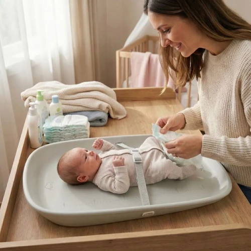 Saltea de înfășat Moni Nuvia Pink, 44x9x69 cm cumpăra în Chișinau