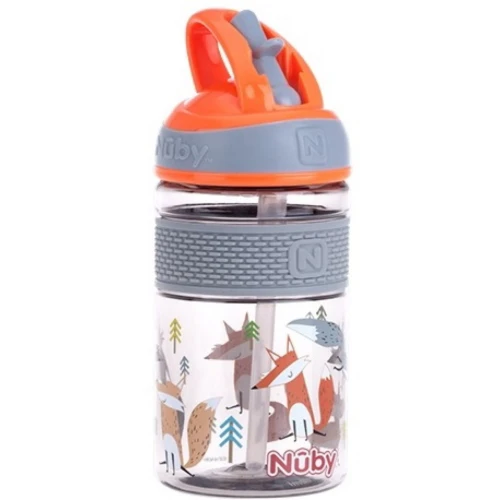 Cana cu pai 2 in 1 Nuby Tritan Flip-it 3+ 360 ml cumpăra în Chișinau