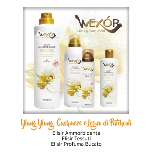 Кондиционер для белья Wexor Elixir Ylang Ylang, Cashmere & Legno di Patchouli, 750 мл купить в Кишиневе