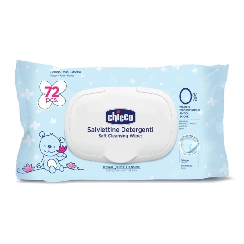 Șervețele umede Chicco Baby Moments, 72 buc. cumpăra în Chișinau