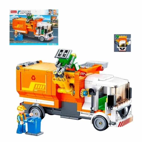 Set de construcție Sluban Mașină de gunoi, 326 elemente cumpăra în Chișinau