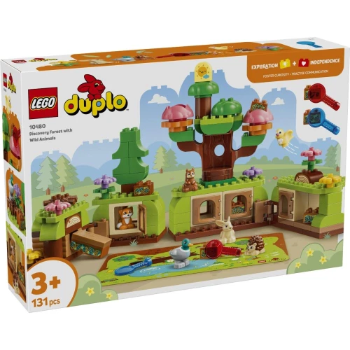 Set construcție Lego Duplo Discovery Forest with Wild Animals, 131 elemente cumpăra în Chișinau