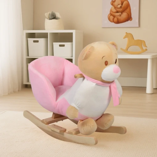 Balansoar Moni Animal Bear Pink cumpăra în Chișinau