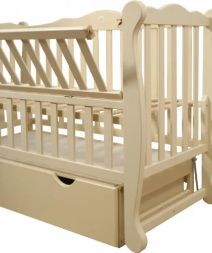 Кроватка детская Goydalka Natali Ivory с ящиком купить в Кишиневе