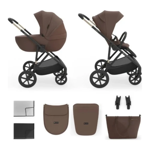 Cărucior 2 în 1 Kinderkraft Prime 3 Velvet Mocca cumpăra în Chișinau