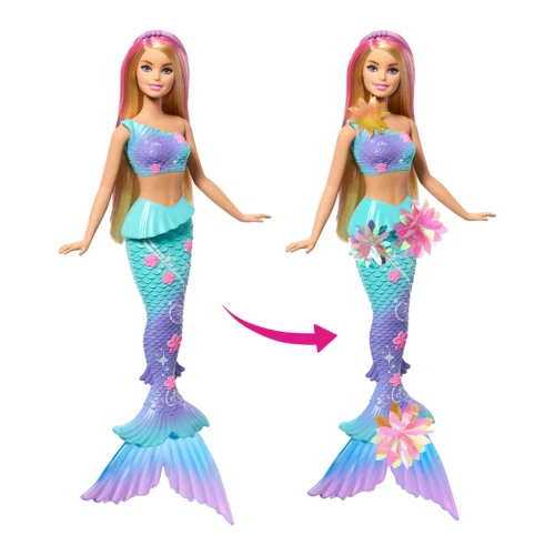 Кукла Barbie Волшебная русалка Flower Magic, блондинка купить в Кишиневе