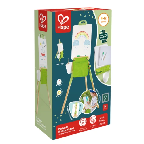 Портативный мольберт Hape из бамбука купить в Кишиневе
