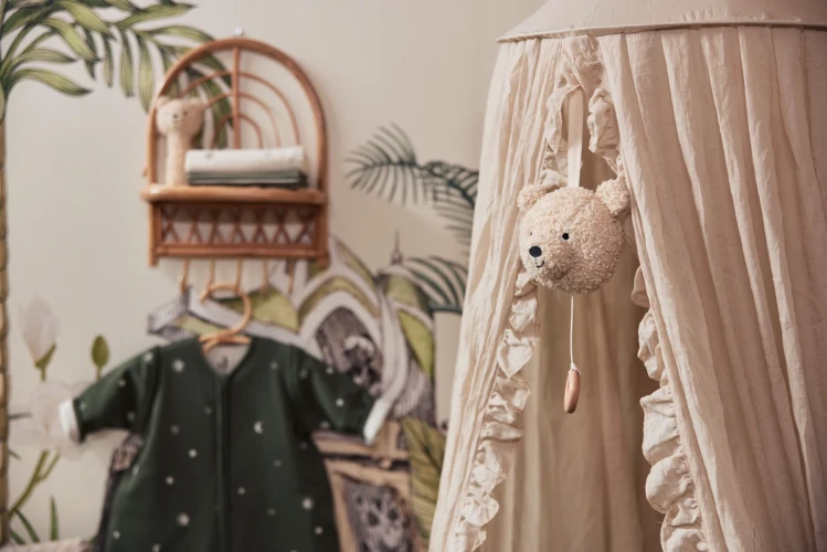 Jucărie cu pandantiv Jollein Music Teddy Bear Naturel cumpăra în Chișinau