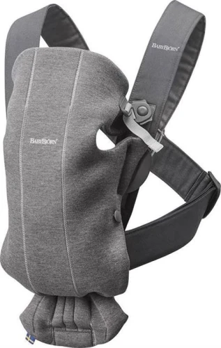 Marsupiu BabyBjorn Mini Dark Grey 3D Jersey cumpăra în Chișinau