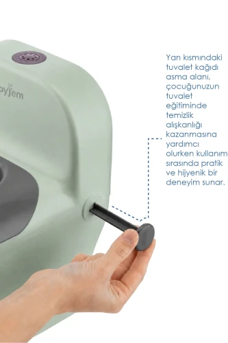 Oliță pentru copii cu sunete BabyJem Soft Green, 18 luni+ cumpăra în Chișinau