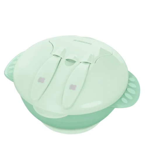 Миска Kikkaboo 4 in 1 Feed-me-up Mint, 500 мл купить в Кишиневе