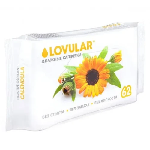 Șervețele umede Lovular, 62 buc cumpăra în Chișinau