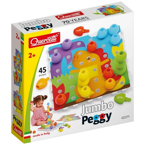 Mozaic Quercetti Jumbo Peggy, 45 elemente cumpăra în Chișinau