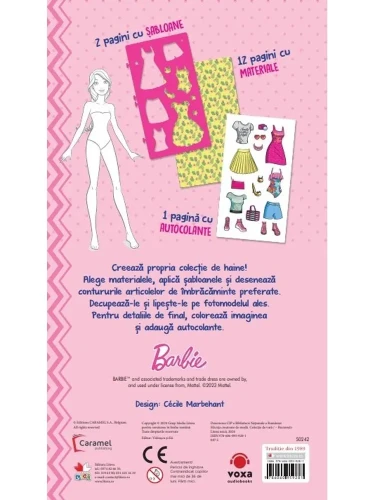 Carte Barbie Micuța creatoare de modă. Colecția de vară cumpăra în Chișinau
