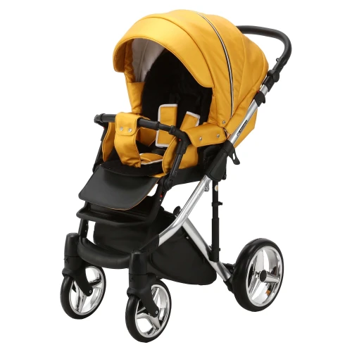 Коляска 2 в 1 Adamex Chantal Special Edition Yellow Black купить в Кишиневе