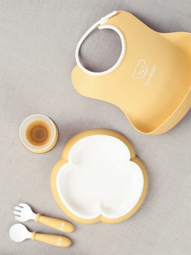 Set de masă BabyBjorn Powder Yellow cumpăra în Chișinau