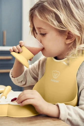 Set de masă BabyBjorn Powder Yellow cumpăra în Chișinau