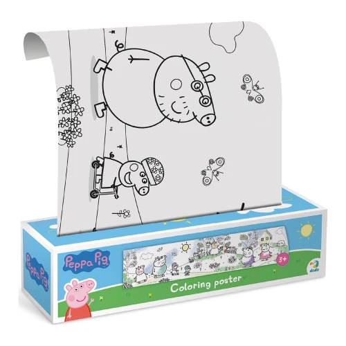 Постер-раскраска Dodo Peppa Pig «Прогулка с семьёй», 70 см купить в Кишиневе