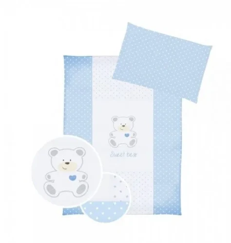 Комплект в кроватку (5 элементов) Klups Sweet Bear Blue купить в Кишиневе