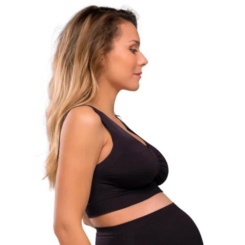 Sutien pentru gravide Carriwell Seamless Maternity Black, mărimea S cumpăra în Chișinau