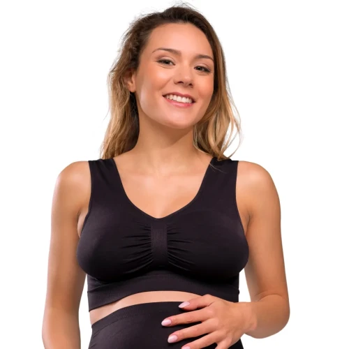 Sutien pentru gravide Carriwell Seamless Maternity Black, mărimea S cumpăra în Chișinau