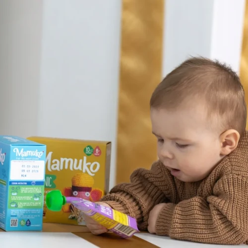 Piure Mamuko de banane și prune organic (de la 4 luni +), 100g cumpăra în Chișinau