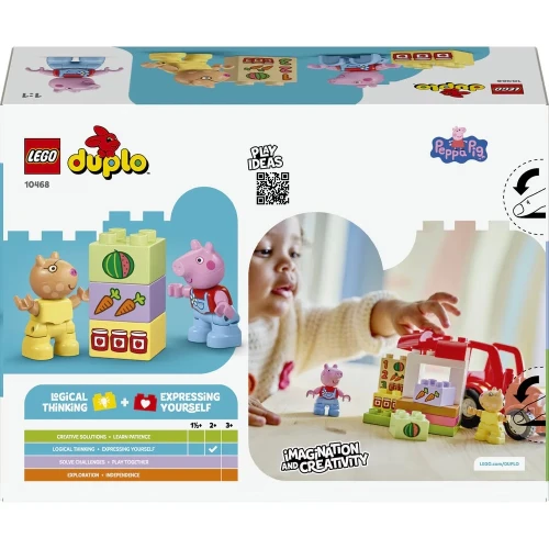 Set construcție Lego Duplo Peppa Pig Tractor And Market, 18 elemente cumpăra în Chișinau