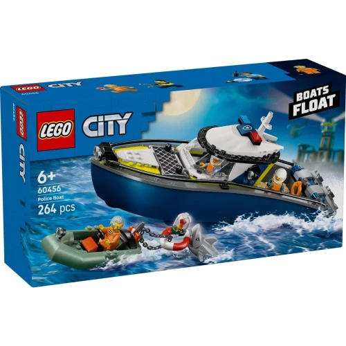 Set construcție Lego City Police Boat, 264 elemente cumpăra în Chișinau
