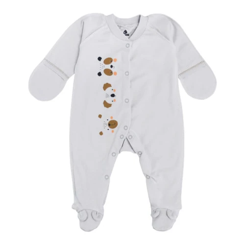 Комбинезон для малыша Minikin Happy Baby, светло-серый, р.56 купить в Кишиневе