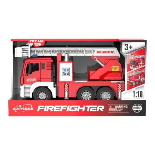 Camion de pompieri Wenyi Firefighter cu inerție (lumini/sunete), scara 1:10 cumpăra în Chișinau