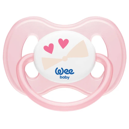 Пустышка ортодонтическая силиконовая WeeBaby Butterfly в асс. 0-6 мес. купить в Кишиневе