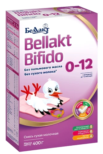 Lapte praf Bellakt Bifido (0-12 luni), 400 g cumpăra în Chișinau - 1 Lapte praf Bellakt Bifido (0-12 luni), 400 g cumpăra în Chișinau