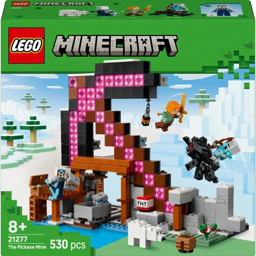 Set construcție Lego Minecraft The Pickaxe Mine, 530 elemente cumpăra în Chișinau