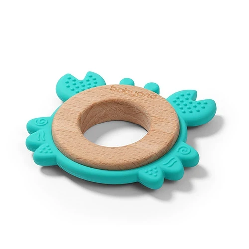 Inel gingival BabyOno Crab Turquoise cumpăra în Chișinau