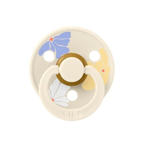 Круглые латексные соски Bibs Morning Bloom Ivory Mix (0-6 мес.), 2 шт. купить в Кишиневе