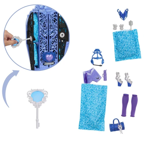 Păpușa Barbie Monster High „Abbey Bominable cu șifonier” cumpăra în Chișinau