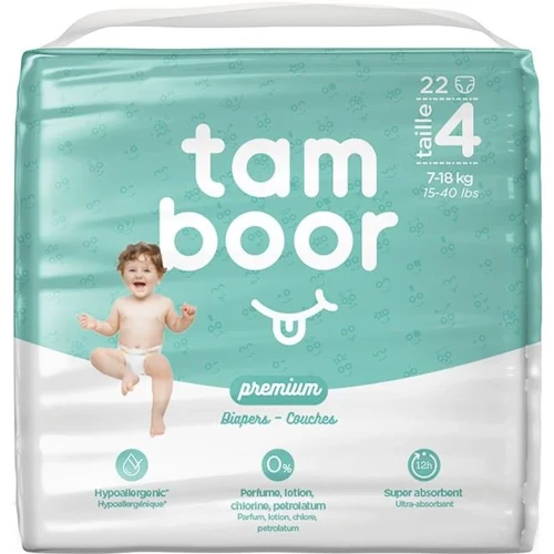 Scutece Tamboor Premium Maxi mărimea 4 (7-18 kg), 22 buc. cumpăra în Chișinau