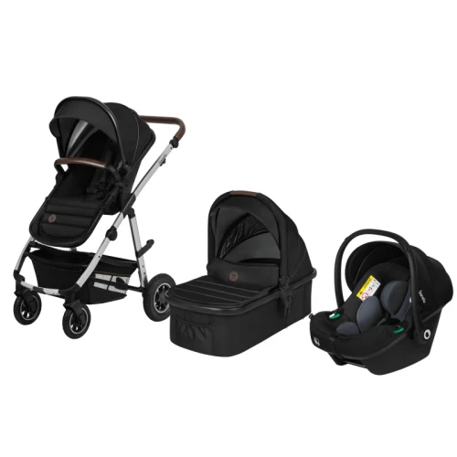 Carucior 3 in 1 Lionelo Amber Black Silver cumpăra în Chișinau
