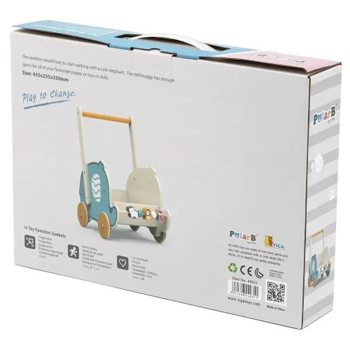 Jucărie de impins 2 in 1 Viga Toys Polar B Elefant cumpăra în Chișinau