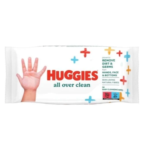 Servetele umede Huggies All Over Clean, 56 buc. cumpăra în Chișinau