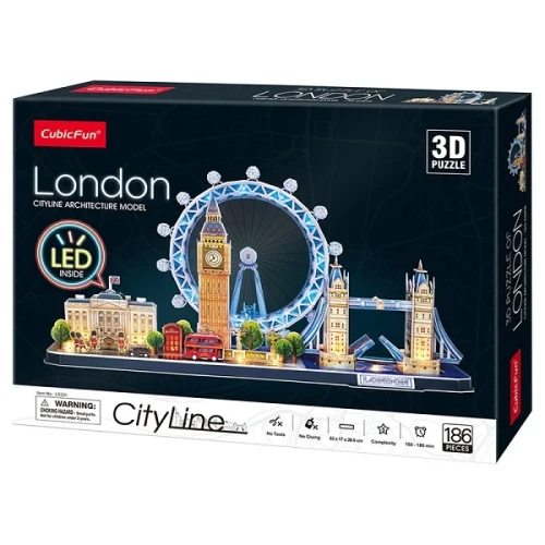 Puzzle 3D Cubic Fun London, 186 elemente cumpăra în Chișinau