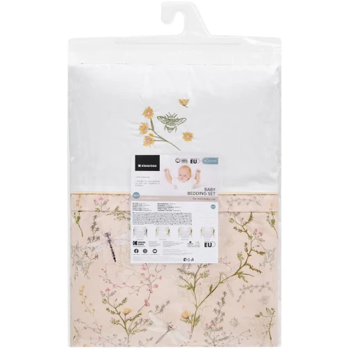 Lenjerie de patut KikkaBoo Secret Garden Beige (5 piese), 50x80 cm cumpăra în Chișinau