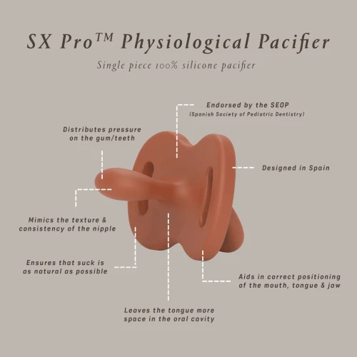 Пустышка симметричная из силикона Suavinex SX Pro Blue, 0-6 мес. купить в Кишиневе