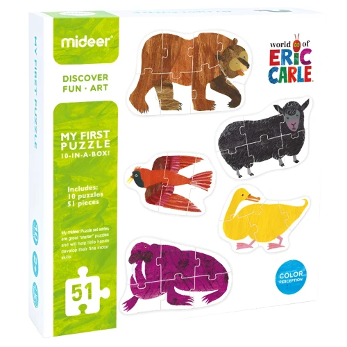 Puzzle educativ Mideer My first puzzle World of Eric Carle, 51 elemente cumpăra în Chișinau