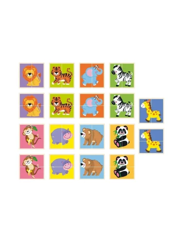 Puzzle magnetic Viga Animale, 32 elemente cumpăra în Chișinau