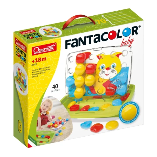 Мозаика Quercetti FantaColor Baby, 40 элементов купить в Кишиневе