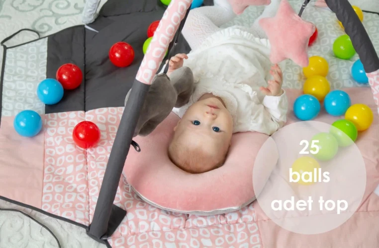 Детский коврик BabyJem Pink, 70x70 cм купить в Кишиневе